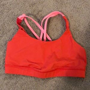 lululemon athletica Red Sports Bra